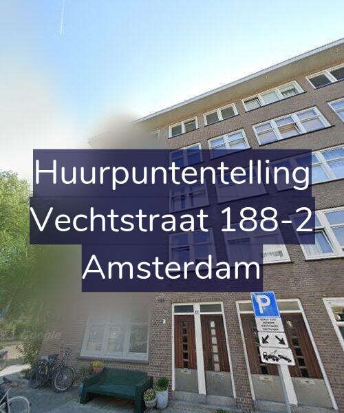 Foto gevel Huurpuntentelling voor Vechtstraat 188-2, Amsterdam