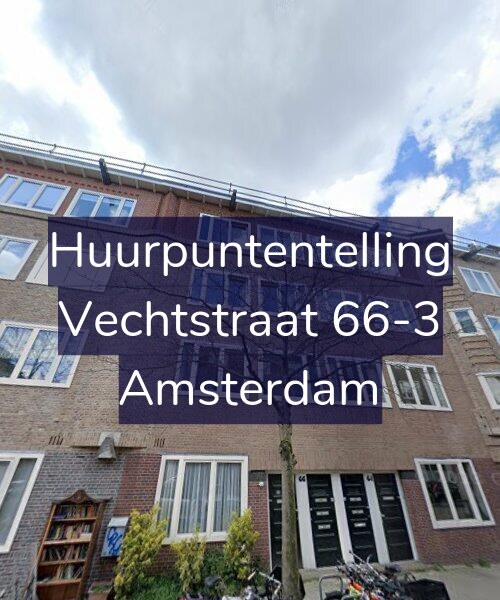 Foto gevel Huurpuntentelling voor Vechtstraat 66-3, Amsterdam