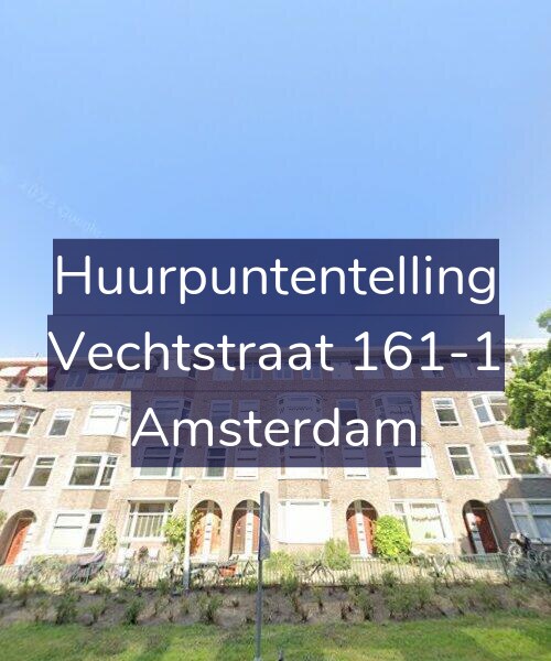 Foto gevel Huurpuntentelling voor Vechtstraat 161-1, Amsterdam