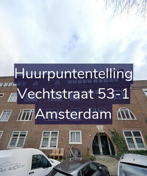 Foto gevel Huurpuntentelling voor Vechtstraat 53-1, Amsterdam
