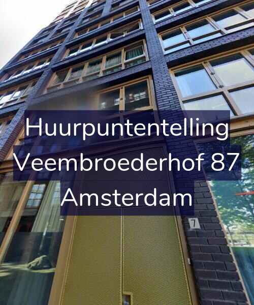 Foto gevel Huurpuntentelling voor Veembroederhof 87, Amsterdam