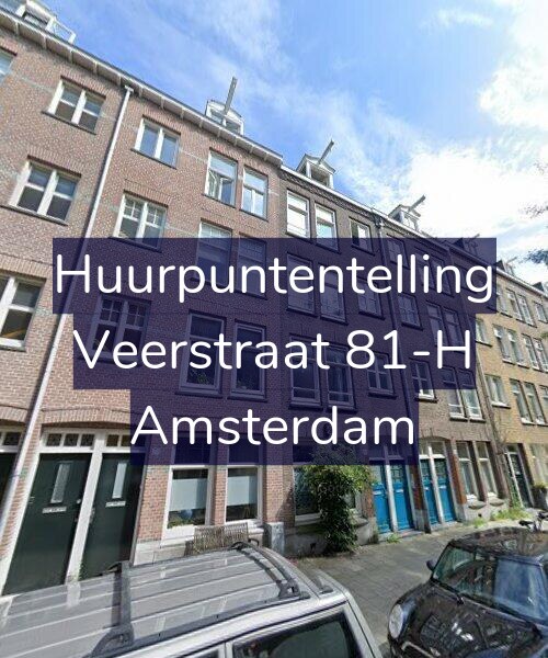 Foto gevel Huurpuntentelling voor Veerstraat 81-H, Amsterdam