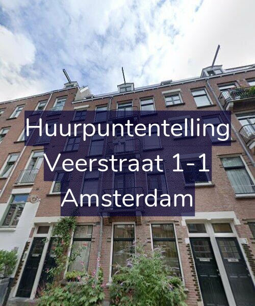 Foto gevel Huurpuntentelling voor Veerstraat 1-1, Amsterdam