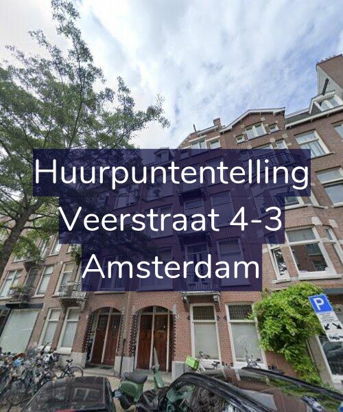 Foto gevel Huurpuntentelling voor Veerstraat 4-3, Amsterdam