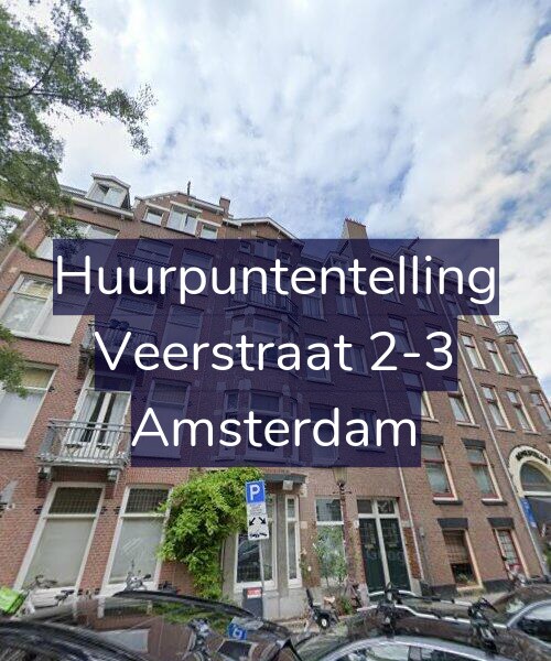 Foto gevel Huurpuntentelling voor Veerstraat 2-3, Amsterdam