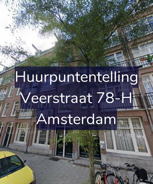 Foto gevel Huurpuntentelling voor Veerstraat 78-H, Amsterdam