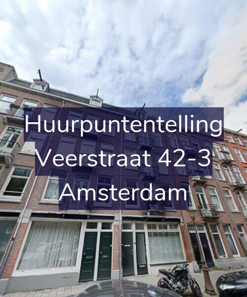 Foto gevel Huurpuntentelling voor Veerstraat 42-3, Amsterdam
