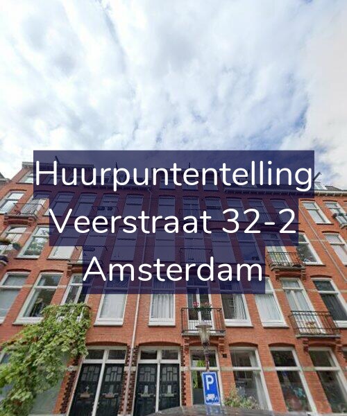 Foto gevel Huurpuntentelling voor Veerstraat 32-2, Amsterdam