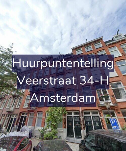 Foto gevel Huurpuntentelling voor Veerstraat 34-H, Amsterdam
