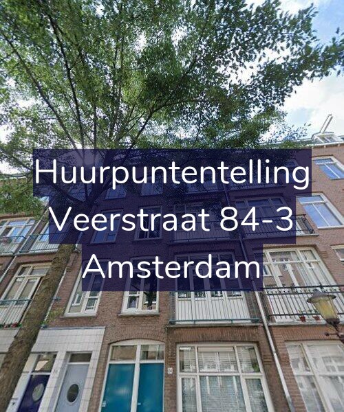 Foto gevel Huurpuntentelling voor Veerstraat 84-3, Amsterdam
