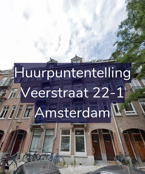 Foto gevel Huurpuntentelling voor Veerstraat 22-1, Amsterdam