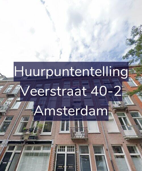 Foto gevel Huurpuntentelling voor Veerstraat 40-2, Amsterdam