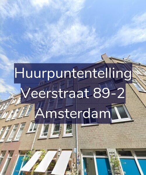 Foto gevel Huurpuntentelling voor Veerstraat 89-2, Amsterdam