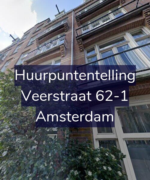Foto gevel Huurpuntentelling voor Veerstraat 62-1, Amsterdam