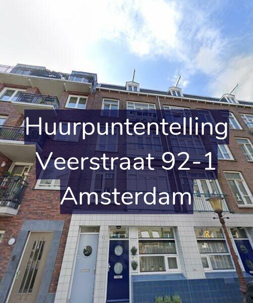 Foto gevel Huurpuntentelling voor Veerstraat 92-1, Amsterdam