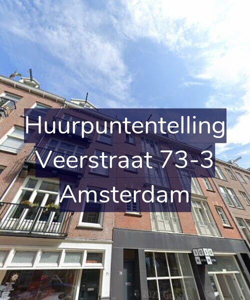 Foto gevel Huurpuntentelling voor Veerstraat 73-3, Amsterdam