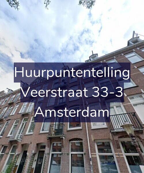 Foto gevel Huurpuntentelling voor Veerstraat 33-3, Amsterdam