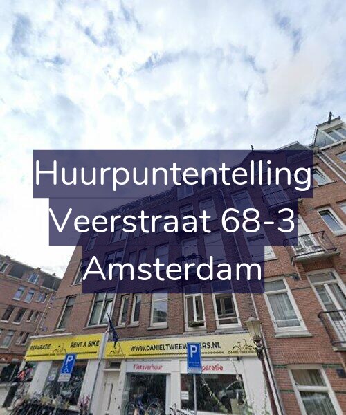 Foto gevel Huurpuntentelling voor Veerstraat 68-3, Amsterdam