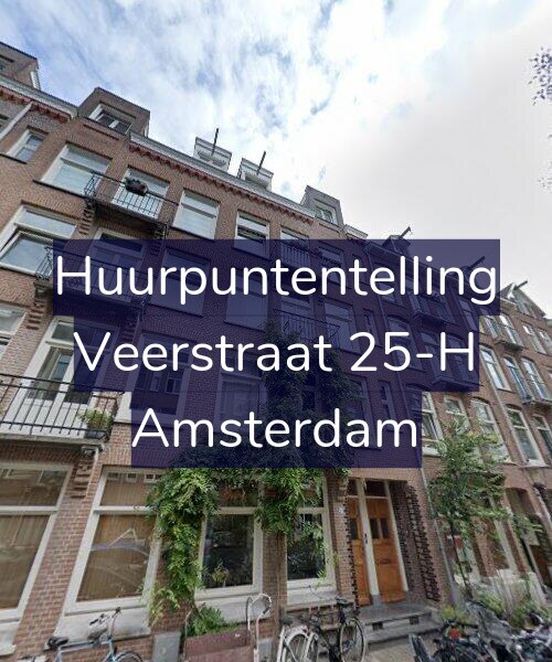 Foto gevel Huurpuntentelling voor Veerstraat 25-H, Amsterdam