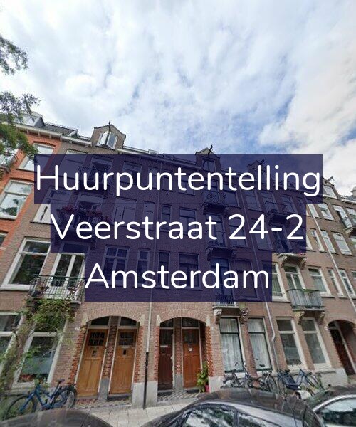 Foto gevel Huurpuntentelling voor Veerstraat 24-2, Amsterdam