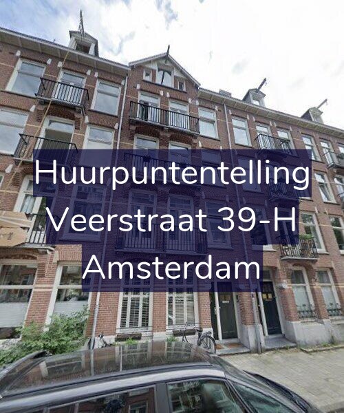 Foto gevel Huurpuntentelling voor Veerstraat 39-H, Amsterdam