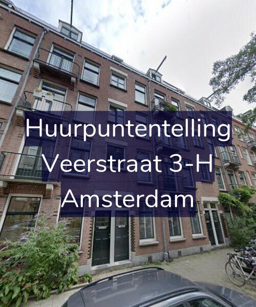 Foto gevel Huurpuntentelling voor Veerstraat 3-H, Amsterdam