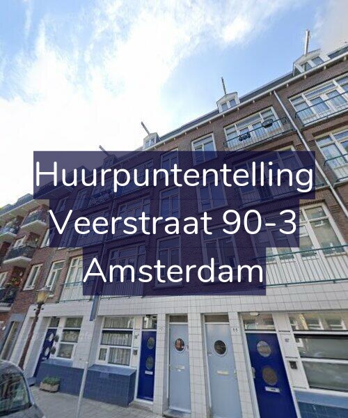 Foto gevel Huurpuntentelling voor Veerstraat 90-3, Amsterdam