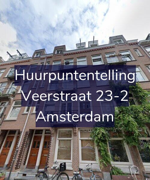 Foto gevel Huurpuntentelling voor Veerstraat 23-2, Amsterdam