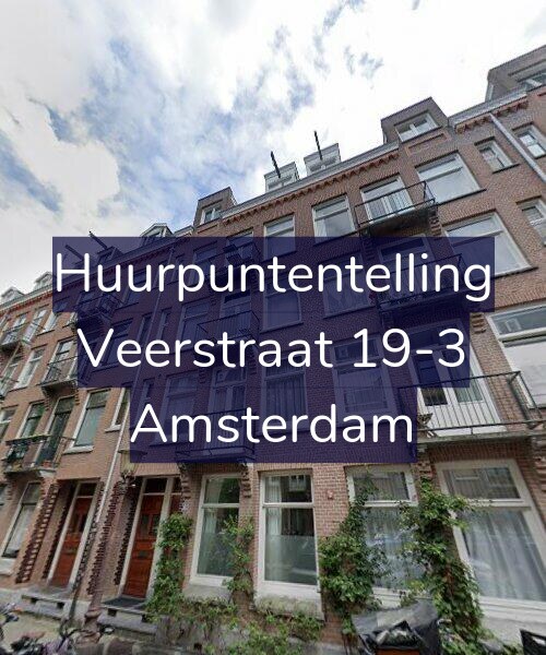 Foto gevel Huurpuntentelling voor Veerstraat 19-3, Amsterdam