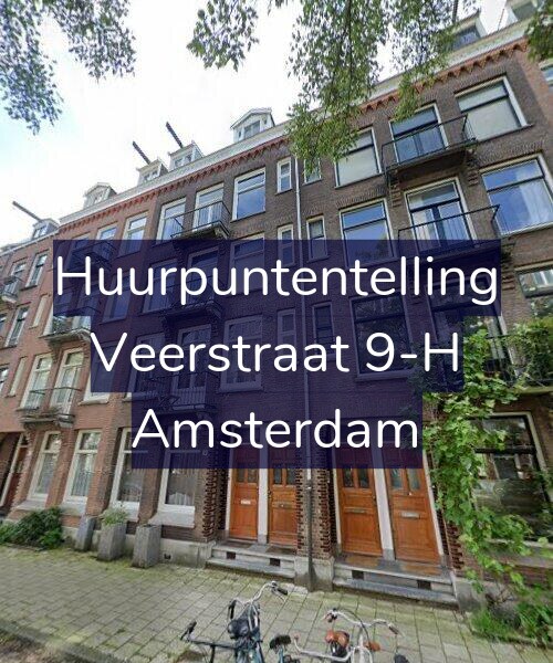Foto gevel Huurpuntentelling voor Veerstraat 9-H, Amsterdam