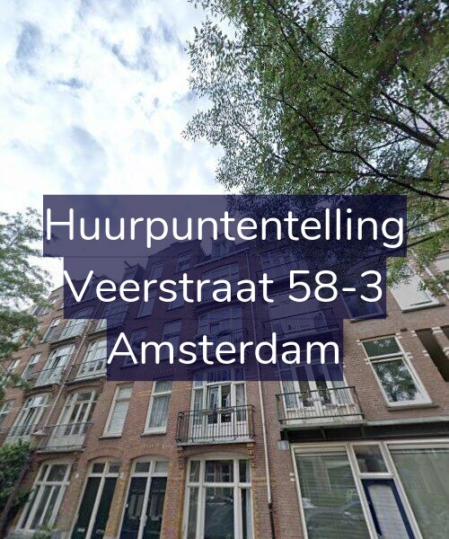 Foto gevel Huurpuntentelling voor Veerstraat 58-3, Amsterdam