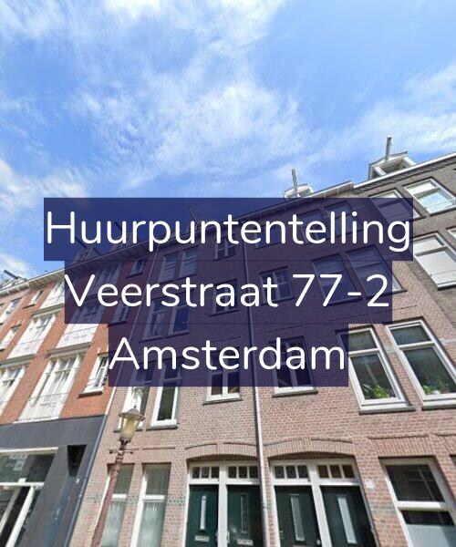 Foto gevel Huurpuntentelling voor Veerstraat 77-2, Amsterdam