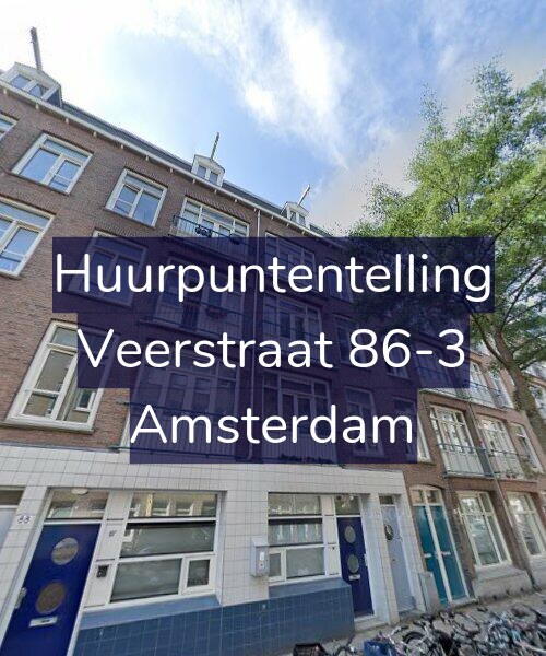 Foto gevel Huurpuntentelling voor Veerstraat 86-3, Amsterdam