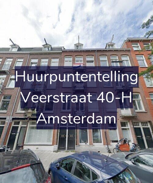Foto gevel Huurpuntentelling voor Veerstraat 40-H, Amsterdam