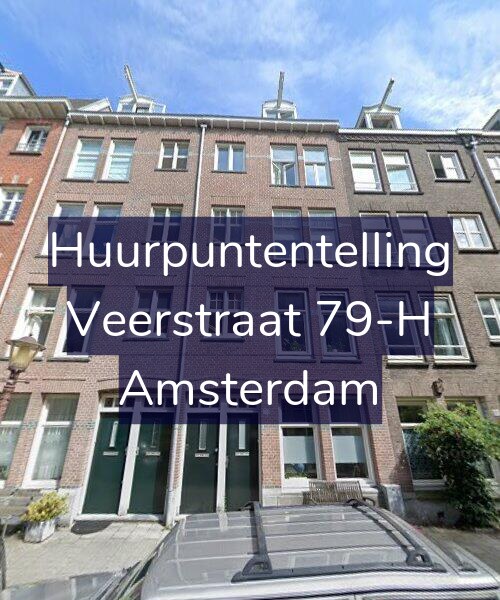 Foto gevel Huurpuntentelling voor Veerstraat 79-H, Amsterdam