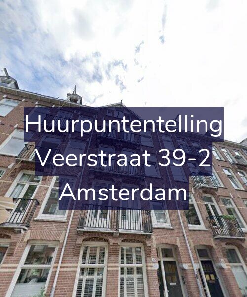 Foto gevel Huurpuntentelling voor Veerstraat 39-2, Amsterdam