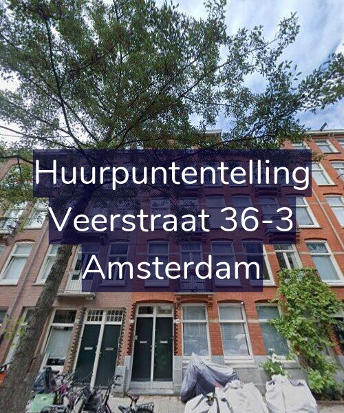 Foto gevel Huurpuntentelling voor Veerstraat 36-3, Amsterdam