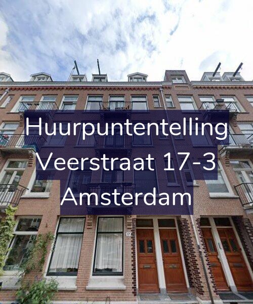 Foto gevel Huurpuntentelling voor Veerstraat 17-3, Amsterdam