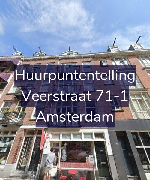 Foto gevel Huurpuntentelling voor Veerstraat 71-1, Amsterdam