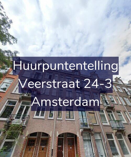 Foto gevel Huurpuntentelling voor Veerstraat 24-3, Amsterdam