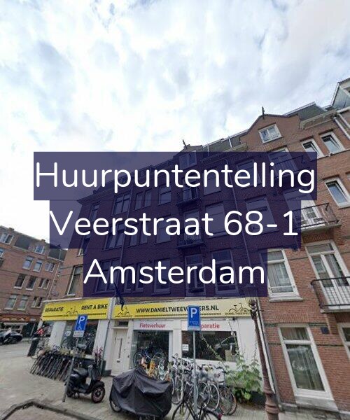 Foto gevel Huurpuntentelling voor Veerstraat 68-1, Amsterdam