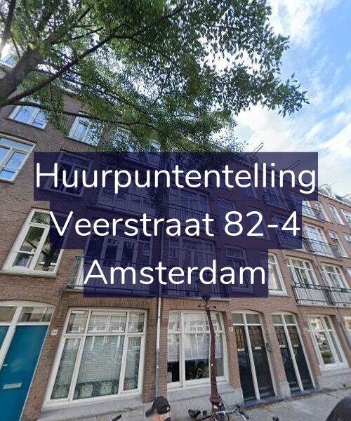 Foto gevel Huurpuntentelling voor Veerstraat 82-4, Amsterdam