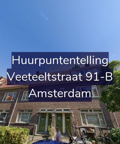 Foto gevel Huurpuntentelling voor Veeteeltstraat 91-B, Amsterdam