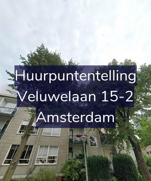 Foto gevel Huurpuntentelling voor Veluwelaan 15-2, Amsterdam