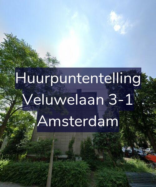Foto gevel Huurpuntentelling voor Veluwelaan 3-1, Amsterdam