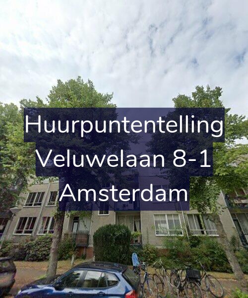 Foto gevel Huurpuntentelling voor Veluwelaan 8-1, Amsterdam