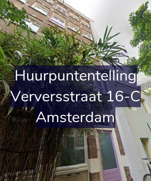 Foto gevel Huurpuntentelling voor Verversstraat 16-C, Amsterdam