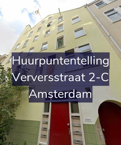 Foto gevel Huurpuntentelling voor Verversstraat 2-C, Amsterdam