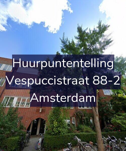 Foto gevel Huurpuntentelling voor Vespuccistraat 88-2, Amsterdam