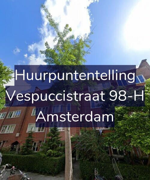 Foto gevel Huurpuntentelling voor Vespuccistraat 98-H, Amsterdam